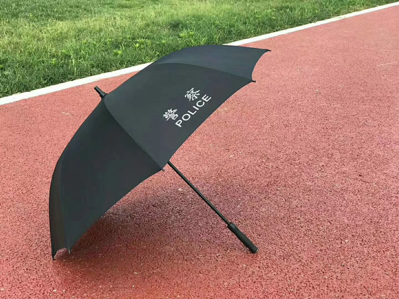 警用直把雨伞 防风警察雨伞 双人雨伞 警察雨伞定做