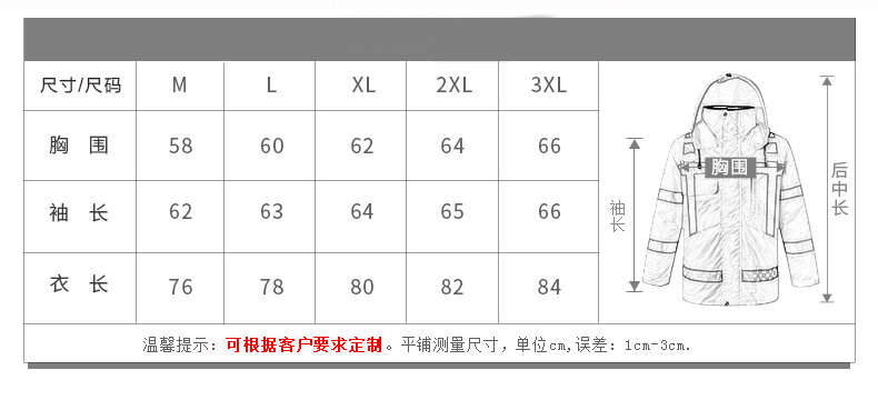 新型警察多功能防寒服,交警执勤荧光服,保暖内胆警察反光大衣 d款