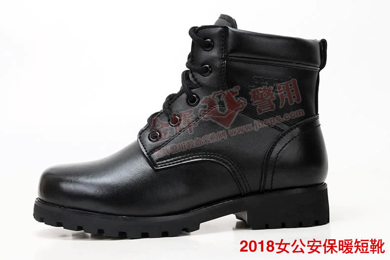 警察冬季保暖鞋,警用雪地靴,2016新款警察皮鞋,正品,.