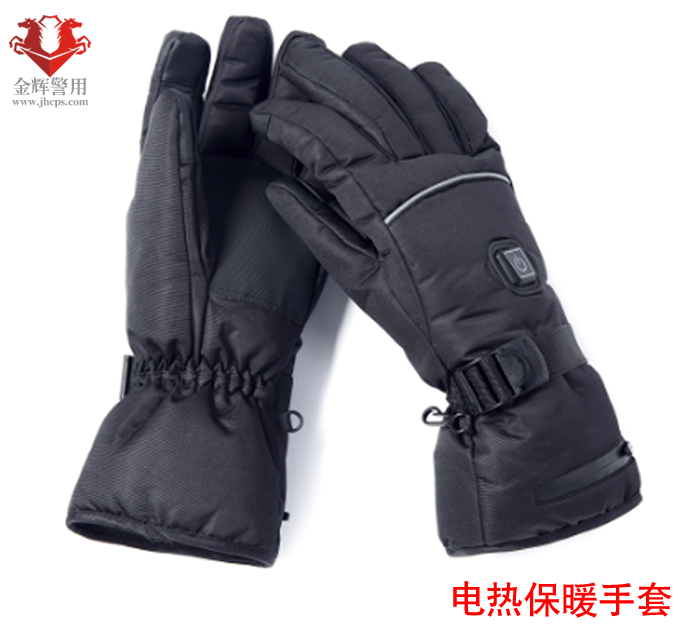 警用电热骑行手套，中高低温度可调节